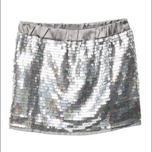 Brand new Joe Fresh | sequence silver skirt